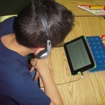 Big Jackson Student Reading Lesson on iPad