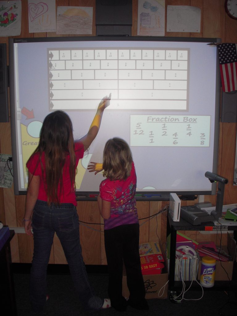 Big Jackson Students learning fractions